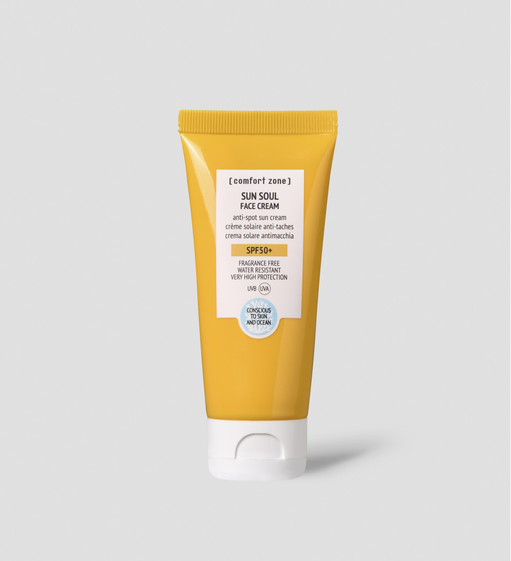 SUN SOUL FACE CREAM SPF50+ - СОНЦЕЗАХИСНИЙ КРЕМ ДЛЯ ОБЛИЧЧЯ ПРОТИ ПІГМЕНТНИХ ПЛЯМ SPF50+ SUN SOUL FACE CREAM SPF50+ - СОНЦЕЗАХИСНИЙ КРЕМ ДЛЯ ОБЛИЧЧЯ ПРОТИ ПІГМЕНТНИХ ПЛЯМ SPF50+
