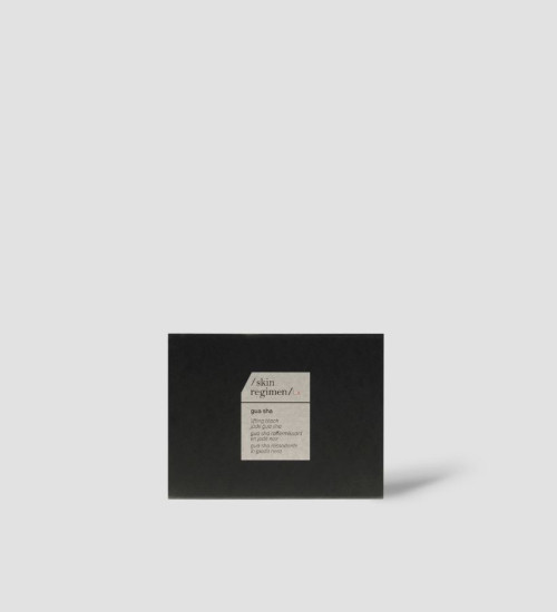 SKIN REGIMEN GUA SHA - ШКРЕБОК ГУА-ША З ЧОРНОГО НЕФРИТУ