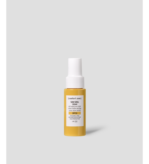 SUN SOUL CREAM SPF50 - АНТИВІКОВИЙ ВОДОСТІЙКИЙ СОНЦЕЗАХИСНИЙ КРЕМ SPF50