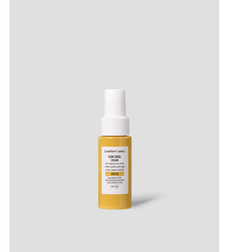 SUN SOUL CREAM SPF50 (50 мл) - АНТИВІКОВИЙ ВОДОСТІЙКИЙ СОНЦЕЗАХИСНИЙ КРЕМ SPF50