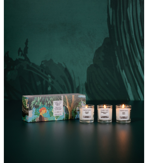 TRANQUILLITY™ CANDLE SET - АРОМАТИЧНЕ ТРІО СВІЧОК
